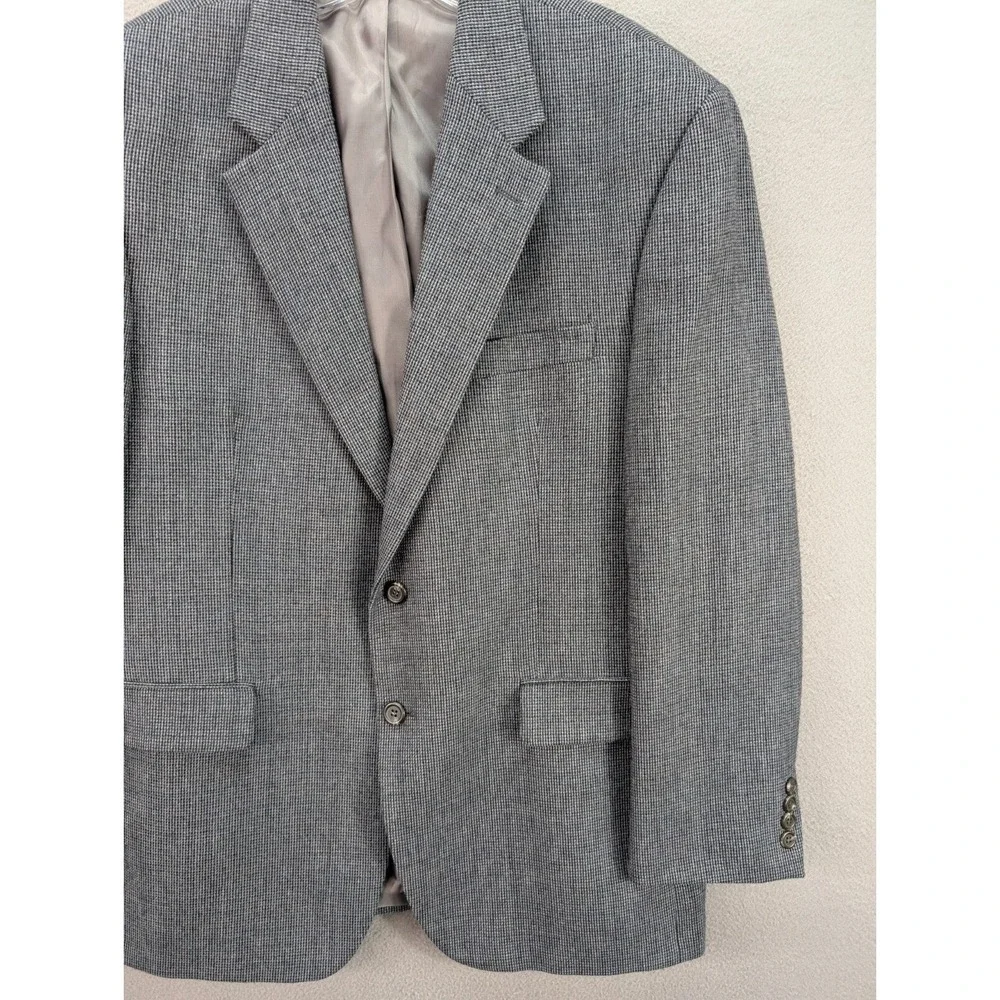Lauren Ralph Lauren Blazer Jacket Men's‎ 44R? Wool Houndstooth Old Money Formal
